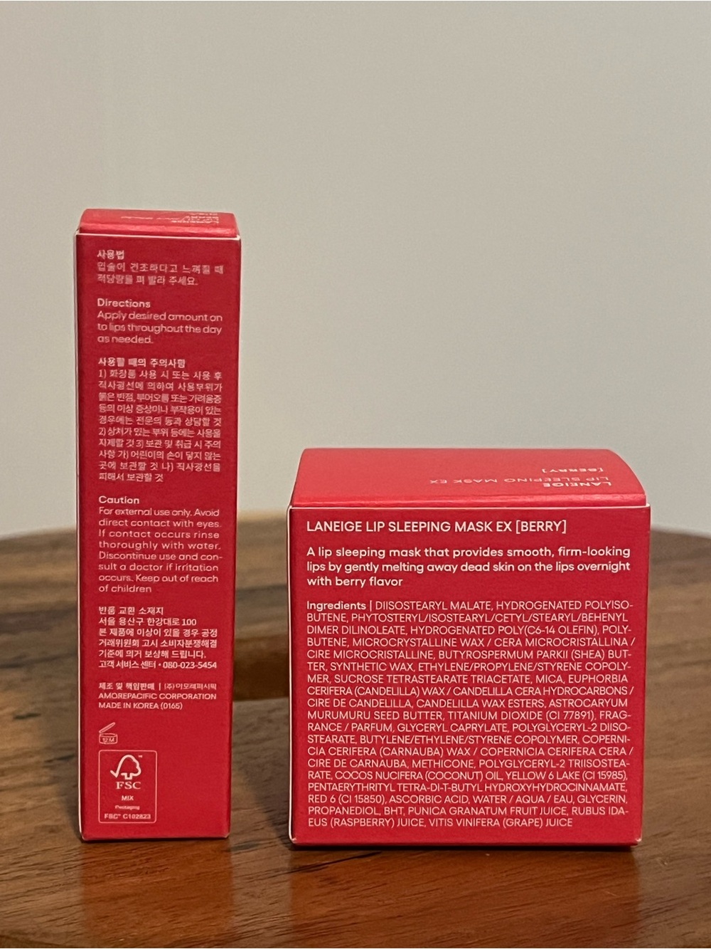 LANEIGE Berry Lip Sleeping Mask EX & Berry Lip Glowy Balm Bundle - Picture 3 of 4